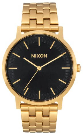 NIXON Herren Analog Japanischer Quarz Uhr mit Edelstahl Armband A10572042-00