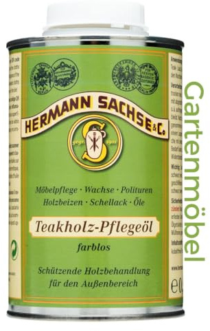 Holzöl Außenbereich für Teak Lärche Eiche und Akazienholz, Holz Öl Holzschutz - Holzschutzöl Teaköl für Gartenmöbel Holzpflegeöl Hartholz Pflegeöl für Terrassen aus Holz - Bangkirai 1 Liter