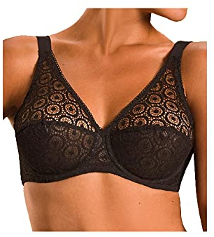 Chantelle Soutien-Gorge Armatures Fête (Noir), 110 D (EU 95), Soutien-Gorge Emboitant, DE, Noir,