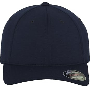Flexfit Erwachsene Mütze Double Jersey, Navy, L/XL