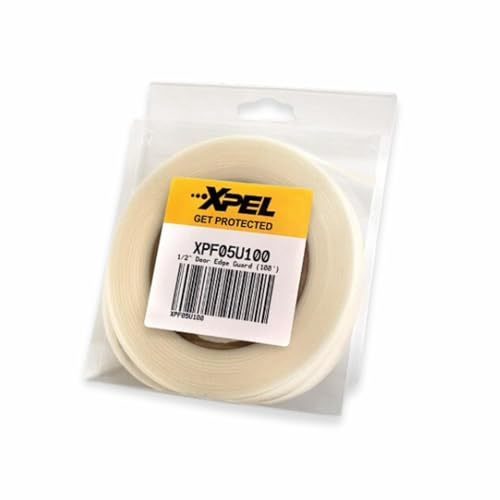 Xpel Door Edge Guard Protection Film Roll, 1/2 x 100' - Car or Truck Doors, Protective Barrier Against Minor Scratches, Paint Chips, Door Edge Impact, and Dings - Prevents Damage and Possible Rust