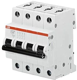 ABB S200M Leitungsschutzschalter Typ C, 4-polig 32A System Pro M Compact DIN-Schienen-Montage