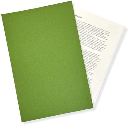 Exacompta - Ref FS250-GRNZ - Guildhall - Square Cut Folder, 250gsm Medium Weight Manilla, 349 x 242mm, A4 & Foolscap, Approx. 100 Sheets, Blue Angel Certified - Green, Pack of 100