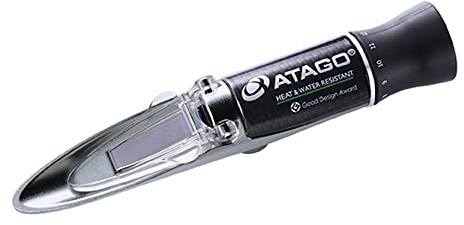Atago 2384 MASTER-100H Hand-Held Refractometer, Automatic Temperature Compensation, Brix 60.0 to 100.0%