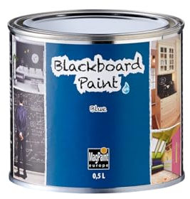 MagPaint Blackboard Paint - Variety of Colours and Sizes - Chalkboard Paint - Premium Water Based - Suitable for Workplaces, Kitchens, Classrooms and Children's Bedrooms (Blue)