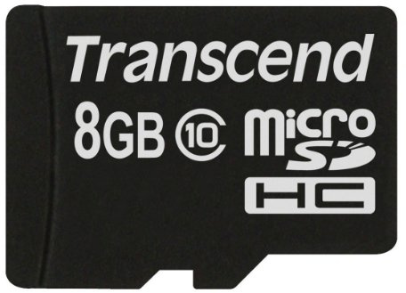 Transcend 8GB microSDXC/SDHC Class 10 (Premium)