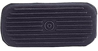 Schwarze Gummieinlagen für flache Steigbügel, schwarz, Breite 12 cm