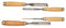 Cogex - 43053 - Ciseau a bois Manche bois - 4 pieces