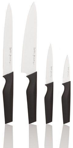 Martin Berasategui Set De 4 Cuchillos con Recubrimiento Cerámico Negro