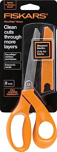 Fiskars Crafts 8180 RazorEdge Fabric Shears, 8-Inch
