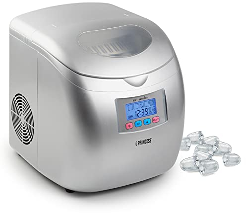 Máquina de cubitos de hielo Princess 283069 – Capacidad de 2,8 litros – 3 tamaños