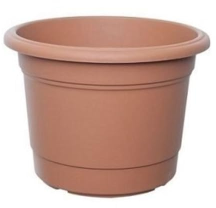 Whitefurze G01R35 35cm Milano Round Planter - Terracotta