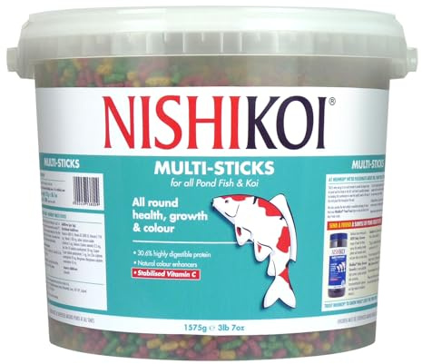 Nishikoi Multi-Sticks Complete Food for Koi and Pond Fish - 1575g
