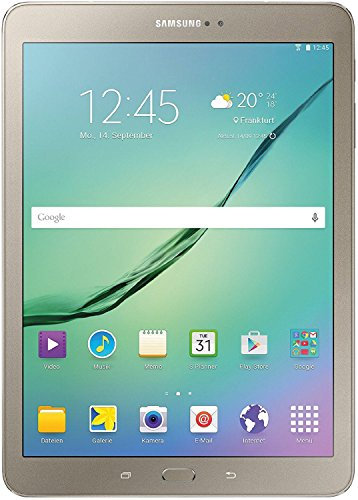 Samsung Galaxy Tab S2 Gold Edition T815N 24,6 cm (9,7 Zoll) Tablet-PC LTE (2 Quad-Core Prozessoren, 1,9GHz + 1,3GHz, 3GB RAM, 32GB, Android 5.0) gold