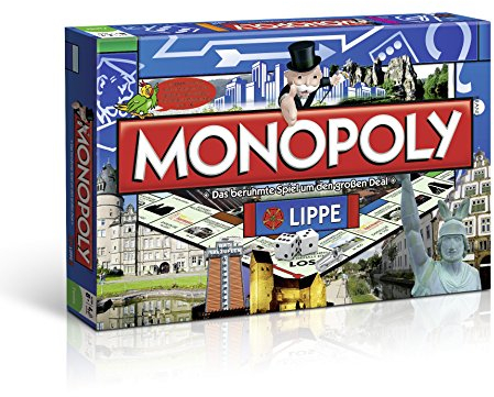 Winning Moves - Monopoly Lippe Brettspiel, Gesellschaftsspiel für 2 Spieler ab 8 Jahren