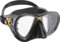 CRESSI Big Eyes Evo Mask Black/Yellow - Maske Big Eyes Evo, zum Tauchen und Snorkeln, Schwarz/Gelb, Einheitsgröße, Erwachsene