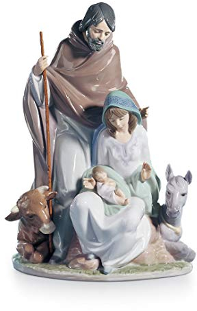 LLADRÓ Krippenfigur Weihnachtskrippe. Heilige Familie. Porzellan.