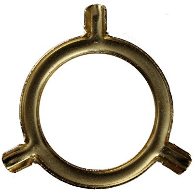 B&P Lamp® 3-Way Uno Bridge Adapter, Brass Plated & Lacquered
