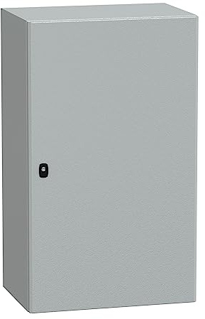 Schneider NSYS3D10640P Spacial S3D Porte complète avec Plaque de Montage H1000 x L600 x P400 IP66 IK10 RAL7035