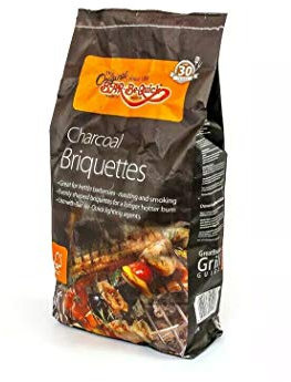 3 X Bar-Be-Quick 4.5kg Charcoal Briquettes- Long burning quality briquettes for a hotter burn.
