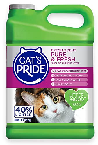 Cat's Pride Pure & Fresh Scented Clumping Litter 10lb
