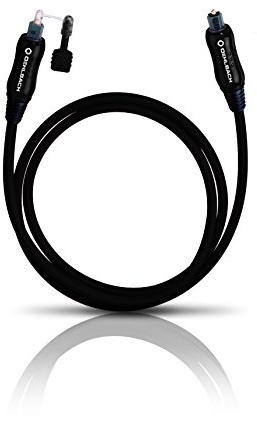 Oehlbach Opto Star Black 300 - Hochwertiges & Flexibles optisches Digitalkabel mit 3,5 mm LWL-Klinken Adapter - 3 m - schwarz