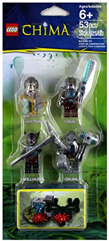 LEGO Chima 850910 - Figuren Set mit Kristallversteck - 53teilig