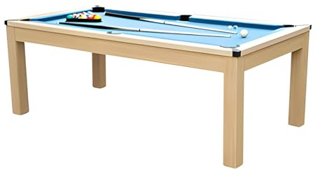 Vente-unique - Table Transformable - Billard & Ping-Pong Balthazar - 213 * 112 * 81.5cm - Bleu