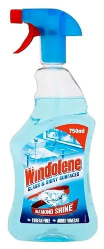 Windolene Glass & Shiny Surfaces Diamond Shine, Pack 1 x 750ml, Streak-Free Cleaning for Windows, Window cleaner & Glass cleaner
