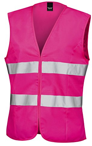 Résultat pour Femme R334 F Gilet Haute visibilité Large Rose Fluo
