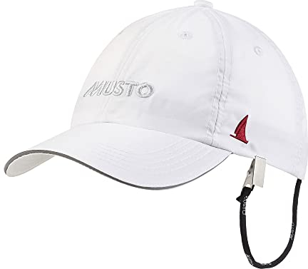 Musto Unisex Essential Fast Dry Crew Cap, 002 Weiß, Einheitsgröße