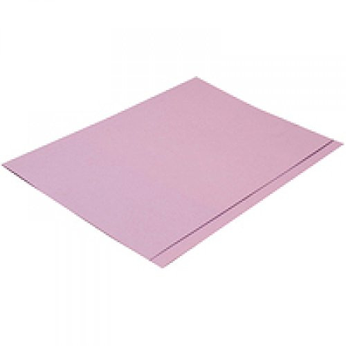 Exacompta - Ref FS250-MVEZ - Guildhall - Square Cut Folder, 250gsm Medium Weight Manilla, 349 x 242mm, A4 & Foolscap, Approx. 100 Sheets, Blue Angel Certified - Mauve, Pack of 100