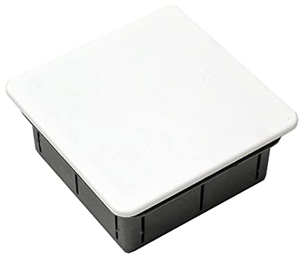 BeMatik - Caja empotrada de Registro eléctrico Cuadrada 100x100x52mm