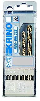 Krino 01155204 - HSS-CO Set Punte Rettificate In Cobalto Per Acciaio Inox - 6 Pezzi