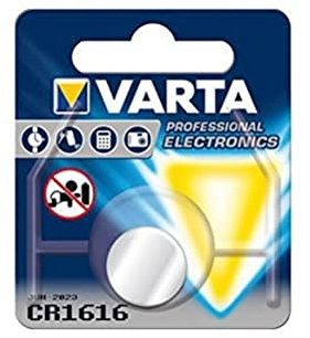 Varta CR1616 Lithium Knopfzelle, 1 Blister