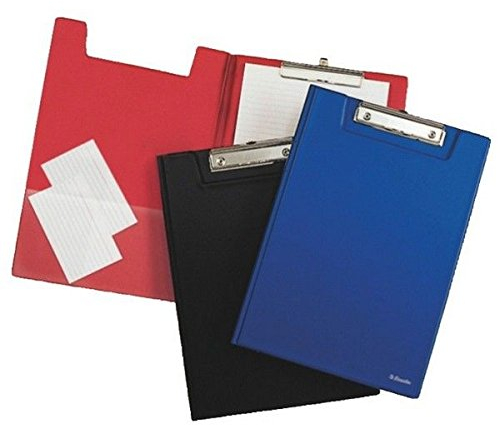 Esselte 39011525 - Porta appunti con copertina in polipropilene, colore: Rosso