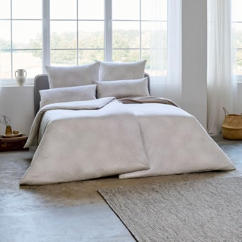 ESTELLA Mako Interlock Jersey Bettwäsche Pippa ecrue
