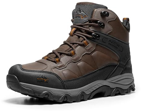 NORTIV 8 Chaussures de Randonnée Marche pour Hommes | Confortables Antidérapante pour Trekking Camping et Marche en Plein Air