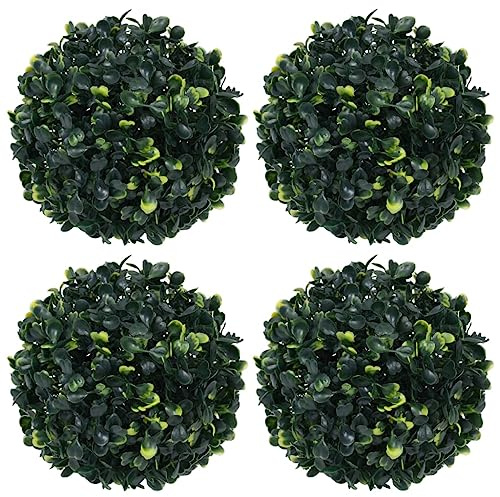 Generico Sfere di Bosso Artificiale 4 pz 12 cm,Casa e Giardino,Arredo,Flora artificiale-315467