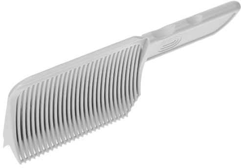 Mobestech Peine Profesional para Cortar el Pelo para Hombre Peine de Corte Degradados Diseño Ergonómico ABS Resistente Borde Curvo para Peluquería y Estilismo en Salón o Casa Color Gris