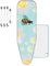 ZJBKX Extra Large Ironing Board Cover, 160x60cm, Brown Alpaca, With 4 Clips