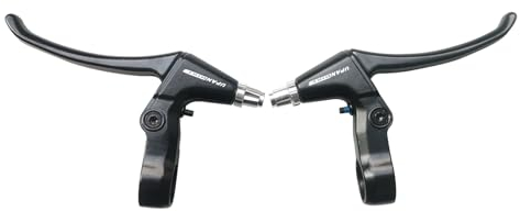 UPANBIKE Fahrrad-Bremshebel, Mountainbike-Bremshebel aus Aluminiumlegierung, Universal-Lenker-Bremshebel für Kinder-Rennrad Die meisten Fahrräder, Standardgröße, Schwarz