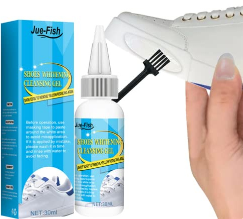 MOCIUN 3PCS White Shoes Cleaning Gel Clean Shoe Stain Whitening Cleansing Polish Foam Deoxidizer Gel For Sneaker Remove Yellow Edge (100ML)