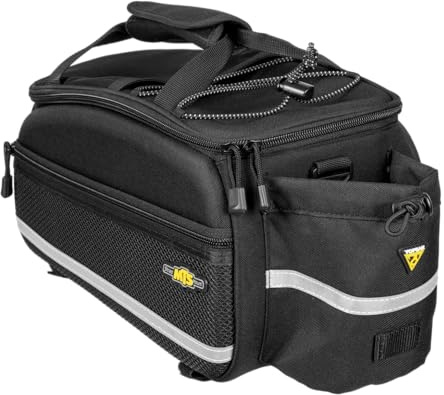 Topeak MTS TrunkBag EX, Strap Lenkertasche aus 600D Polyester/Eva-Schaum in der Farbe Schwarz Kapazität: 8 Liter Größe: 35x21x19 cm, 15002069