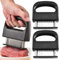 WIYETY Affettatrice per carne, 2 pezzi, batticarne con 48 lame in acciaio inox, utensile da cucina per dolcificare carne di manzo, maiale, pollo