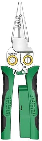 PGPAYH Pince à dénuder, Coupe-câbles, Pince coupante, Pince à dénuder Multifonction 8 en 1, Ciseaux à câbles for Couper et Tirer Les Fils, gratter et Presser Les Fils