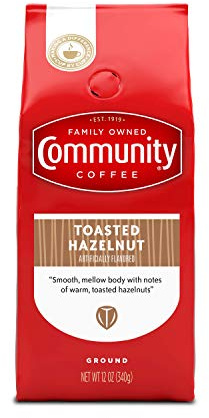 Community Coffee Toasted Hazelnut Ground Coffee 340g