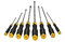 Stanley STMT1-74181 Tournevis, Multicolore, Set de 8 Pièces Multicolore