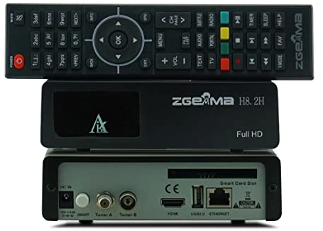 Zgemma H8.2H Enigma2 Linux full HD combo DVB S2 + DVB T2/C