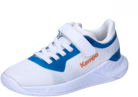 Kempa Kourtfly Kids Sport-Schuhe, weiß/blau, 33 EU